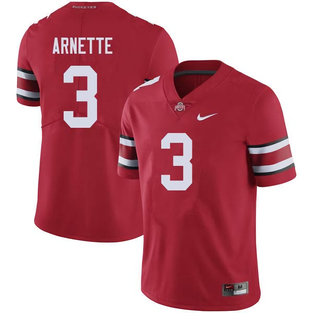 Damon Arnette Ohio State Buckeyes Men's NCAA #3 Nike Red College Stitched Football Jersey JMI6356YI